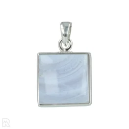 Blue Lace Agaat Zilveren Hanger