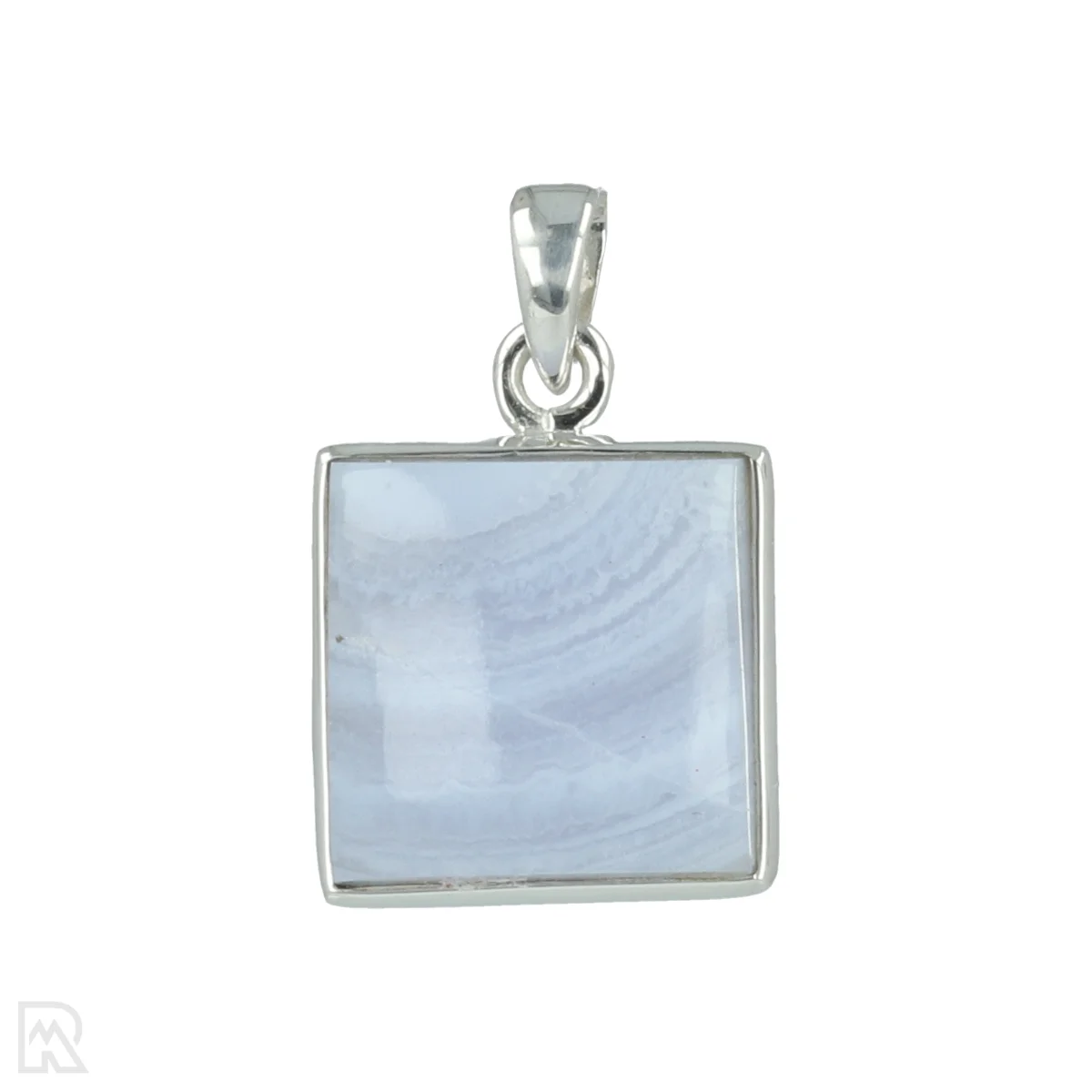 Blue Lace Agaat Zilveren Hanger 1 Blue Lace Agaat Zilveren Hanger