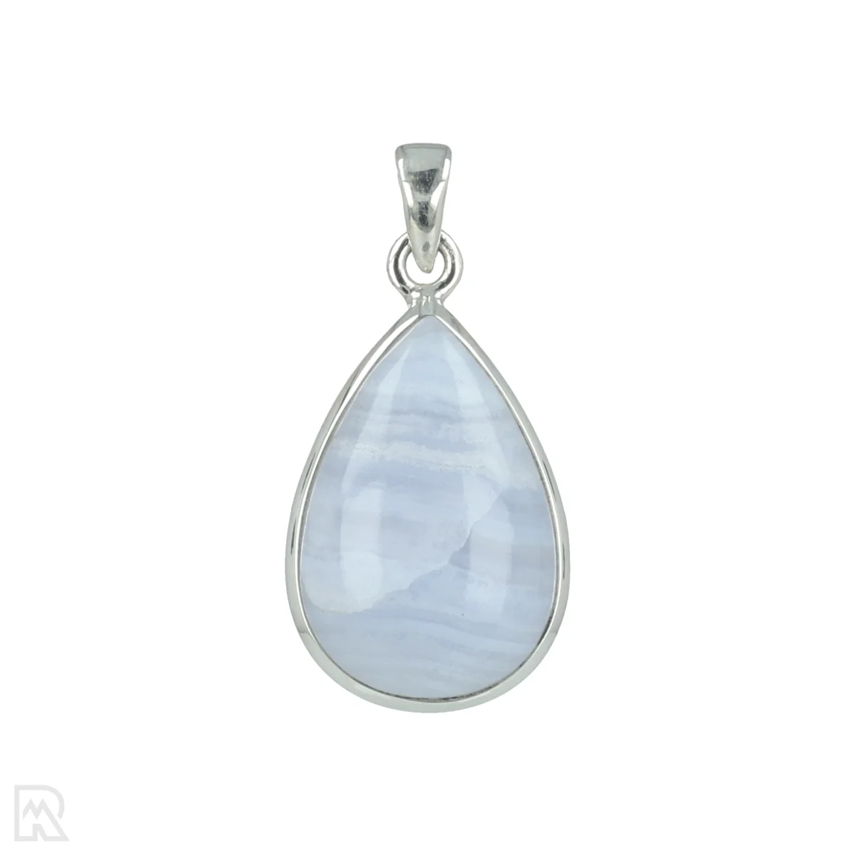 Blue Lace Agaat Zilveren Hanger 1 Blue Lace Agaat Zilveren Hanger uit India met artikelnummer 20647