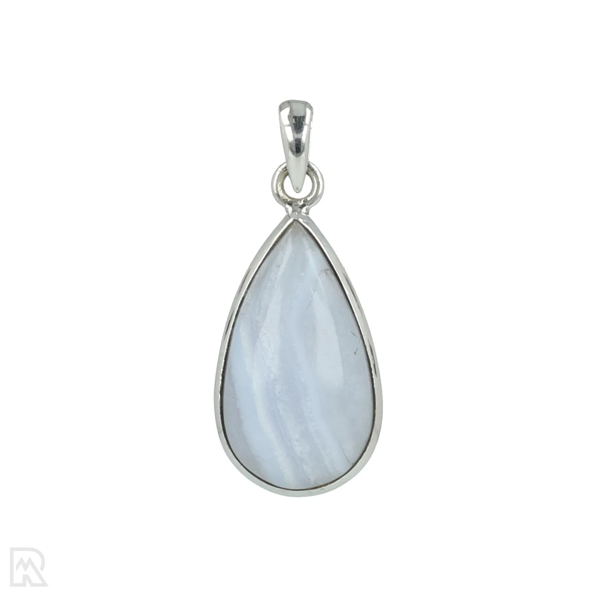Blue Lace Agaat Zilveren Hanger 1 Blue Lace Agaat Zilveren Hanger