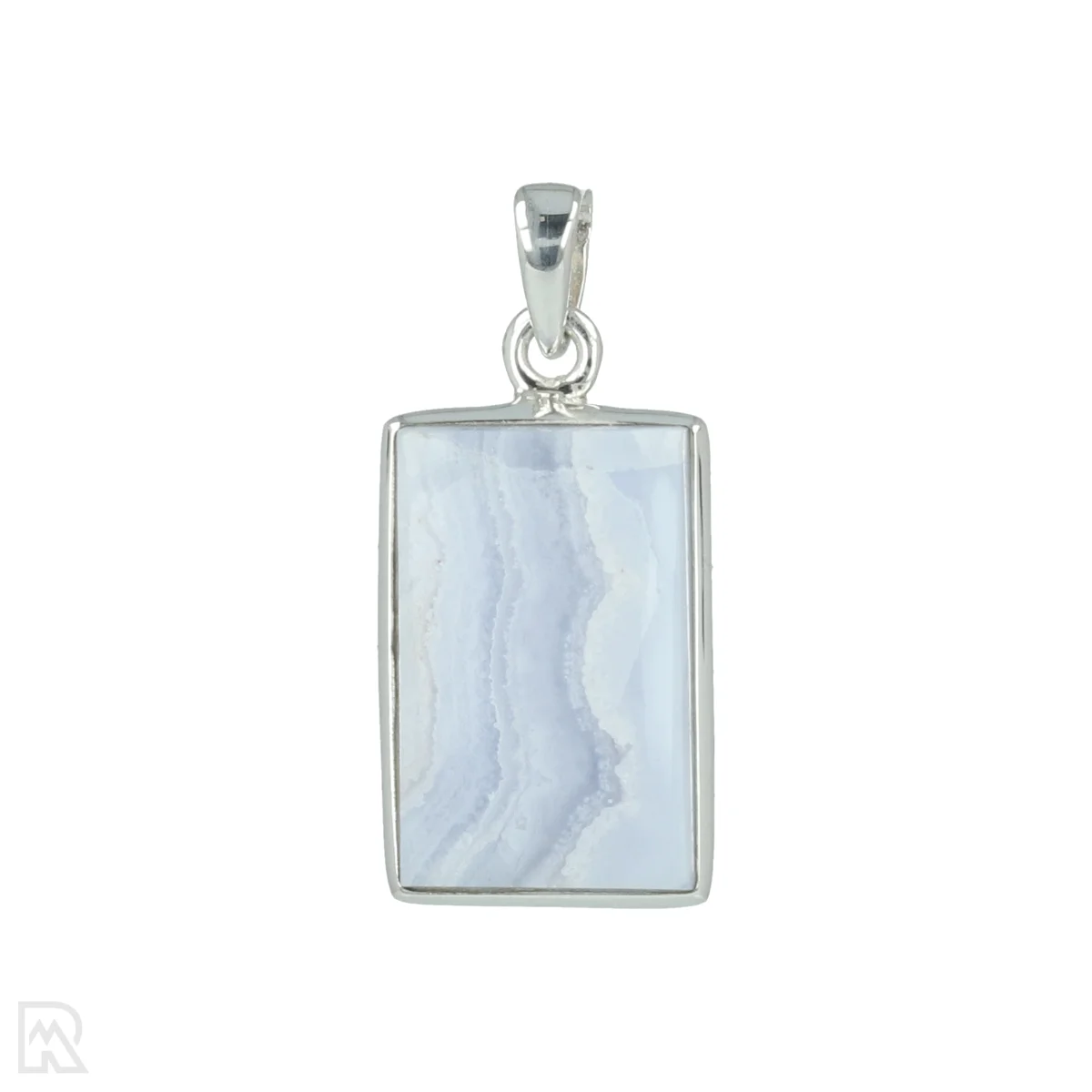 Blue Lace Agaat Zilveren Hanger 1 Blue Lace Agaat Zilveren Hanger