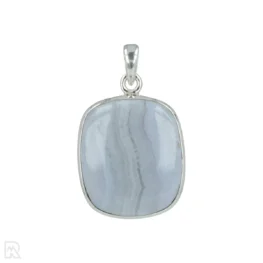 Blue Lace Agaat Zilveren Hanger