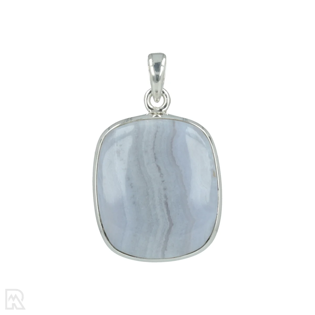 Blue Lace Agaat Zilveren Hanger 1 Blue Lace Agaat Zilveren Hanger
