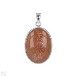 Zonnesteen Zilveren Hanger uit India met artikelnummer 20658