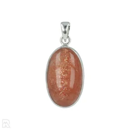 Zonnesteen Zilveren Hanger uit India met artikelnummer 20663