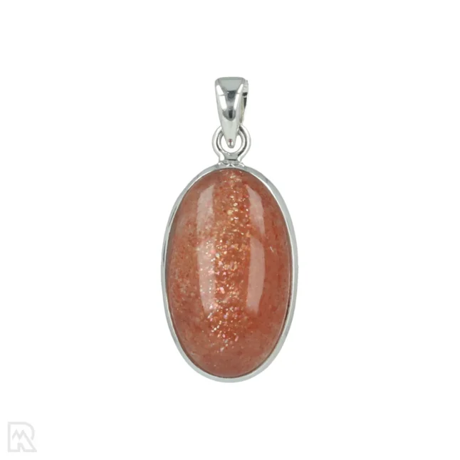 Zonnesteen Zilveren Hanger uit India met artikelnummer 20663