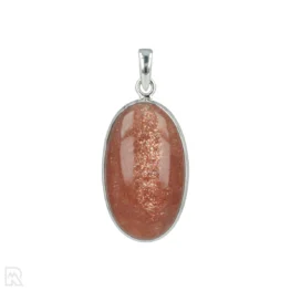Zonnesteen Zilveren Hanger uit India met artikelnummer 20668