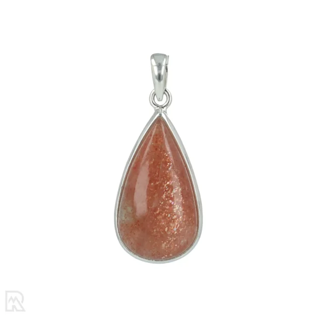 Zonnesteen Zilveren Hanger uit India met artikelnummer 20673