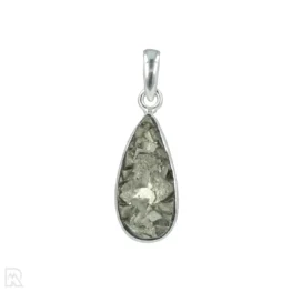 Druzy Pyriet Zilveren Hanger uit India met artikelnummer 20682