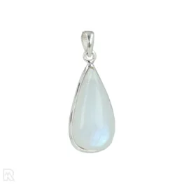 Regenbogen Mondstein Silber Anhänger aus Indien mit der Artikelnummer 20706