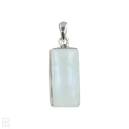 Regenbogen Mondstein Silber Anhänger aus Indien mit der Artikelnummer 20707