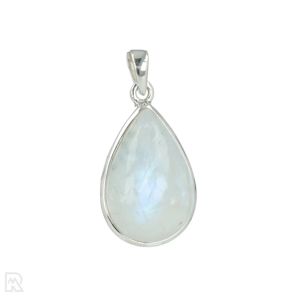 Regenbogen-Mondstein-Silber-Anhänger 1 Regenbogen Mondstein Silber Anhänger aus Indien mit der Artikelnummer 20709