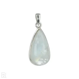 Regenbogen Mondstein Silber Anhänger aus Indien mit der Artikelnummer 20710