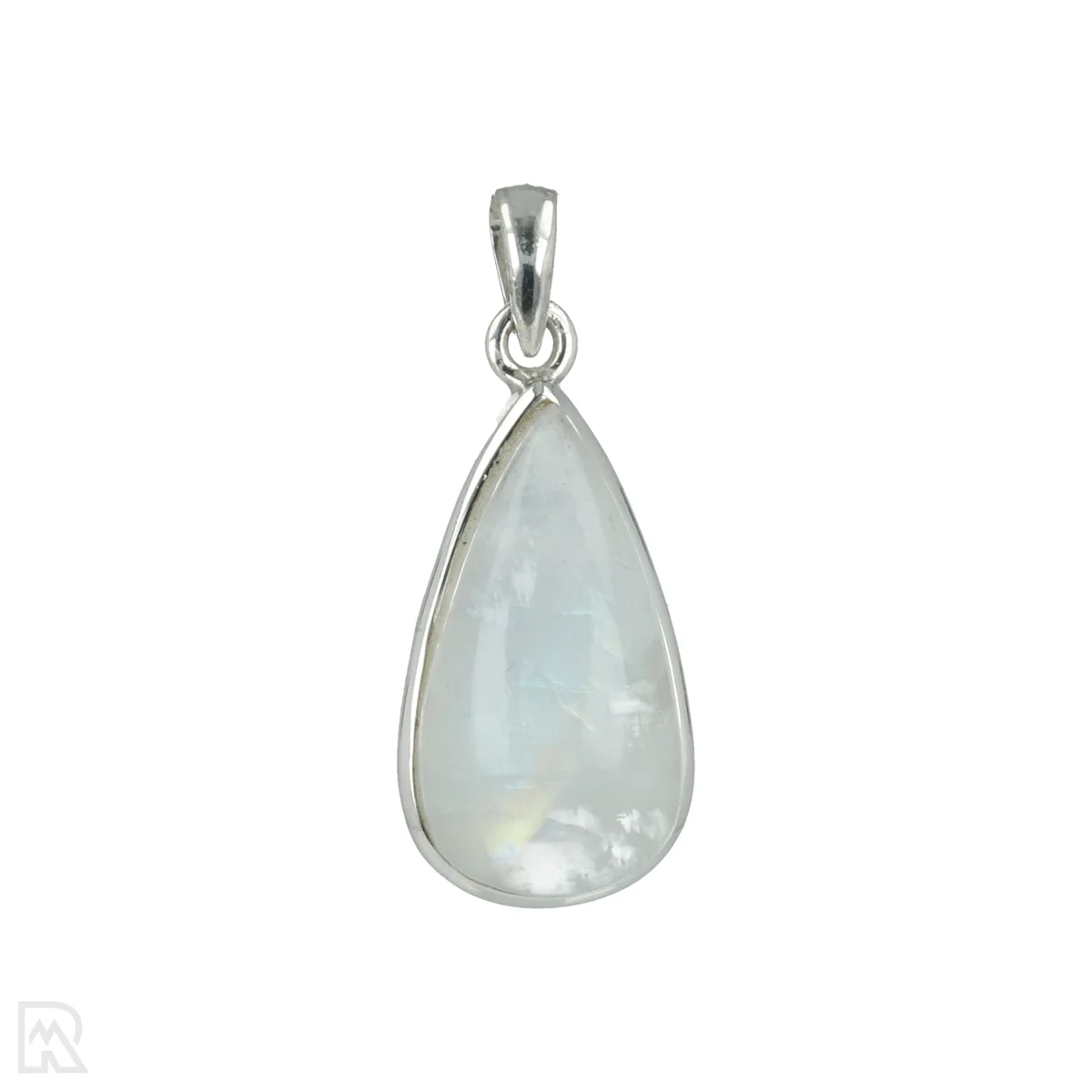 Regenbogen-Mondstein-Silber-Anhänger 1 Regenbogen Mondstein Silber Anhänger aus Indien mit der Artikelnummer 20710