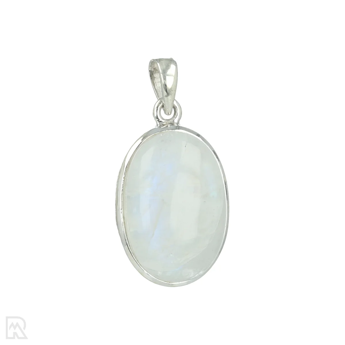 Regenbogen-Mondstein-Silber-Anhänger 1 Regenbogen Mondstein Silber Anhänger aus Indien mit der Artikelnummer 20711