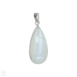 Regenbogen Mondstein Silber Anhänger aus Indien mit der Artikelnummer 20713