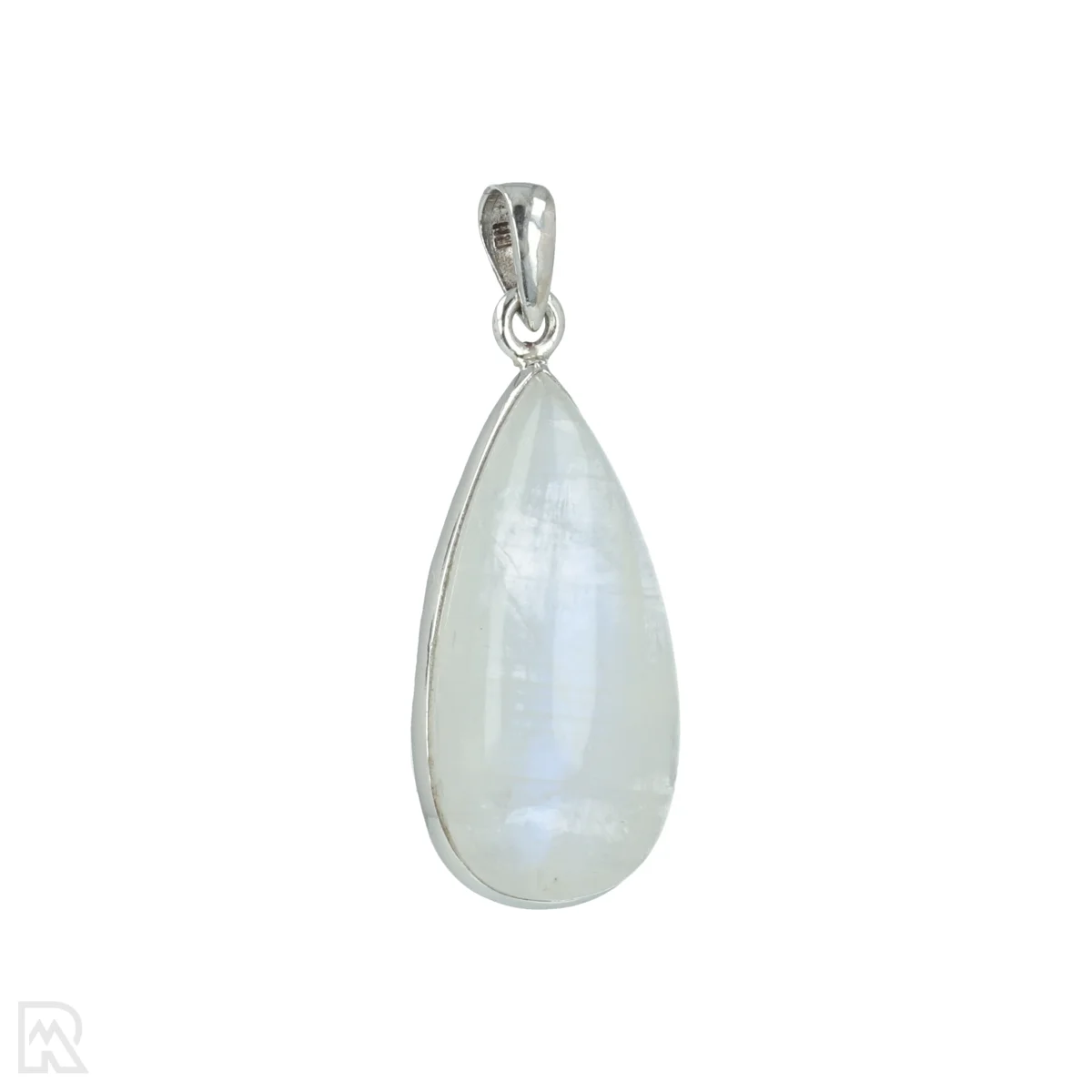 Regenbogen-Mondstein-Silber-Anhänger 1 Regenbogen Mondstein Silber Anhänger aus Indien mit der Artikelnummer 20713