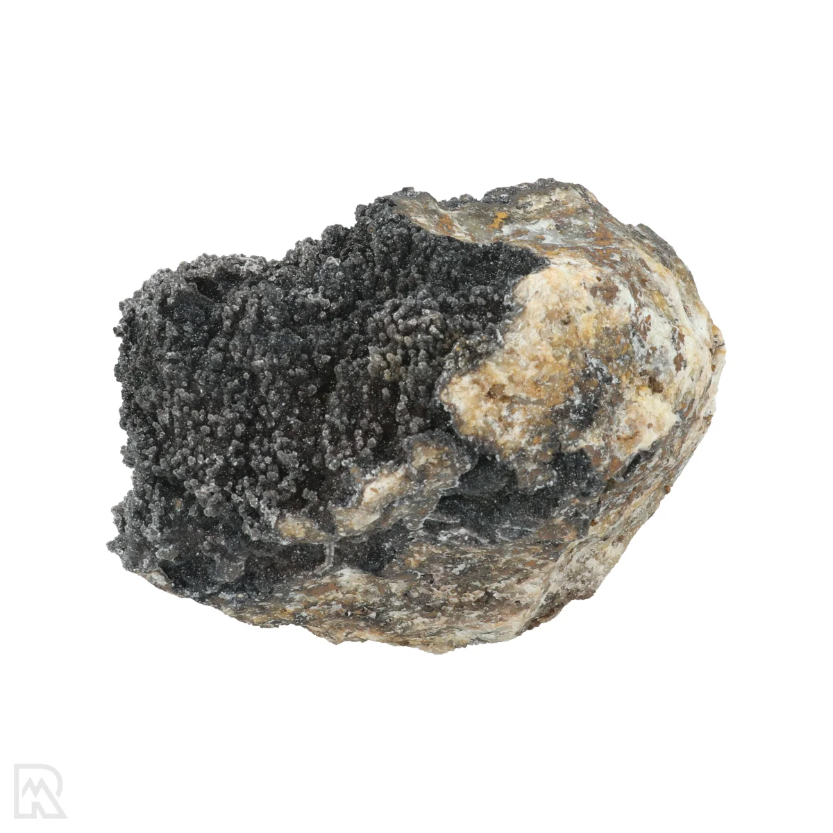 Manganiet met Kwarts 4 Manganit mit Quarz aus Marokko mit der Artikelnummer 20806