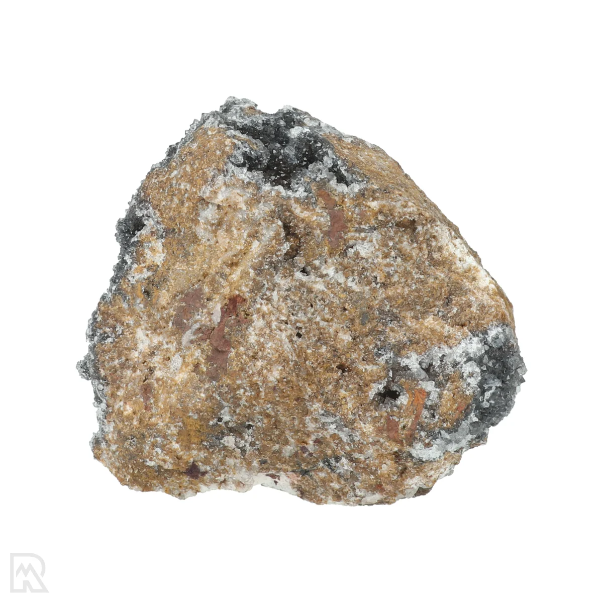 Manganiet met Kwarts 4 Manganit mit Quarz aus Marokko mit der Artikelnummer 20809