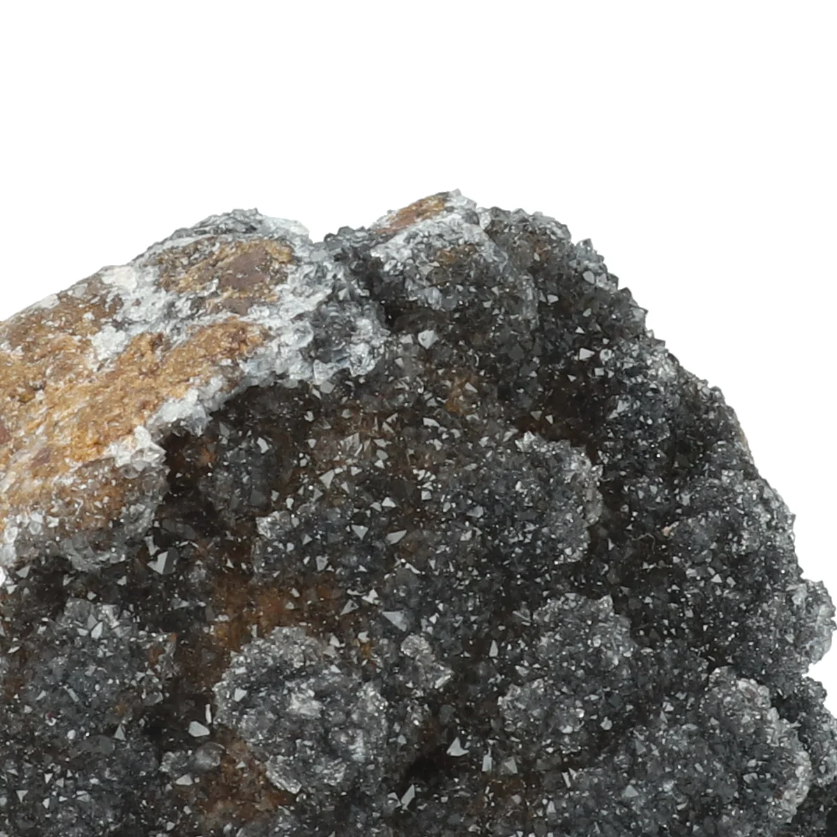 Manganiet met Kwarts 2 Manganit mit Quarz aus Marokko mit der Artikelnummer 20809