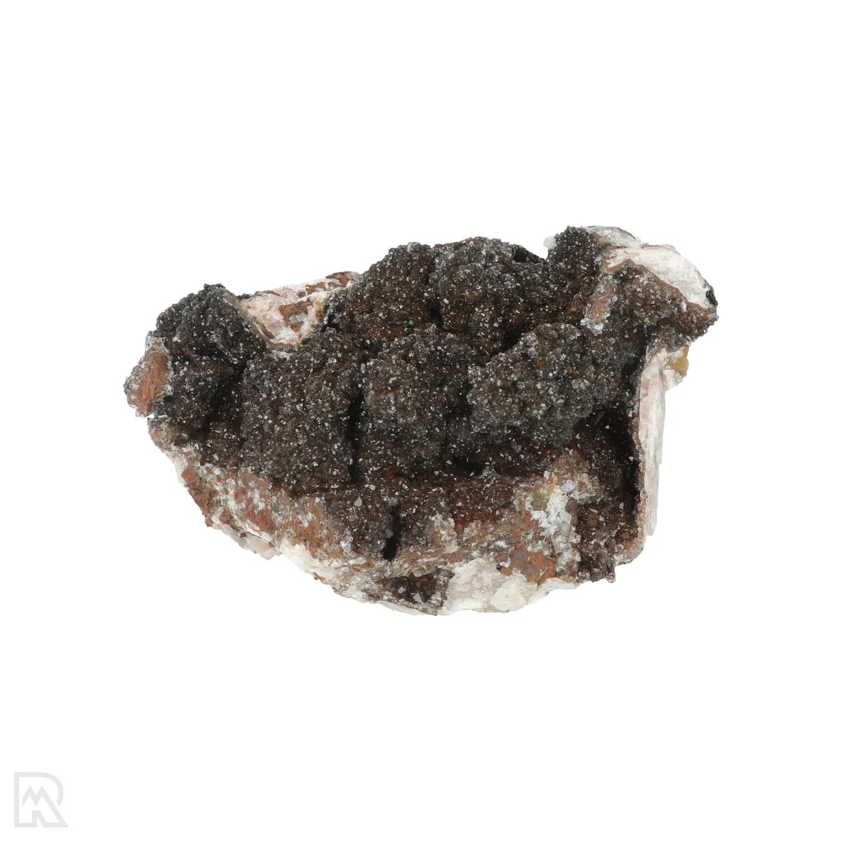 Manganiet met Kwarts 1 Manganit mit Quarz aus Marokko mit der Artikelnummer 20811