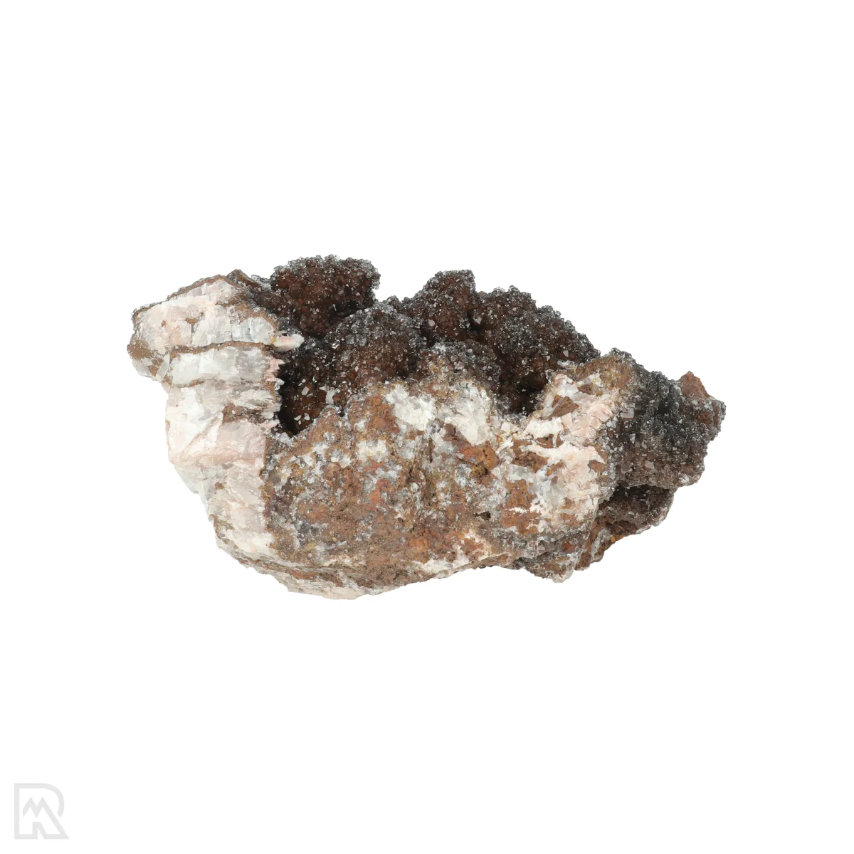 Manganiet met Kwarts 4 Manganit mit Quarz aus Marokko mit der Artikelnummer 20811