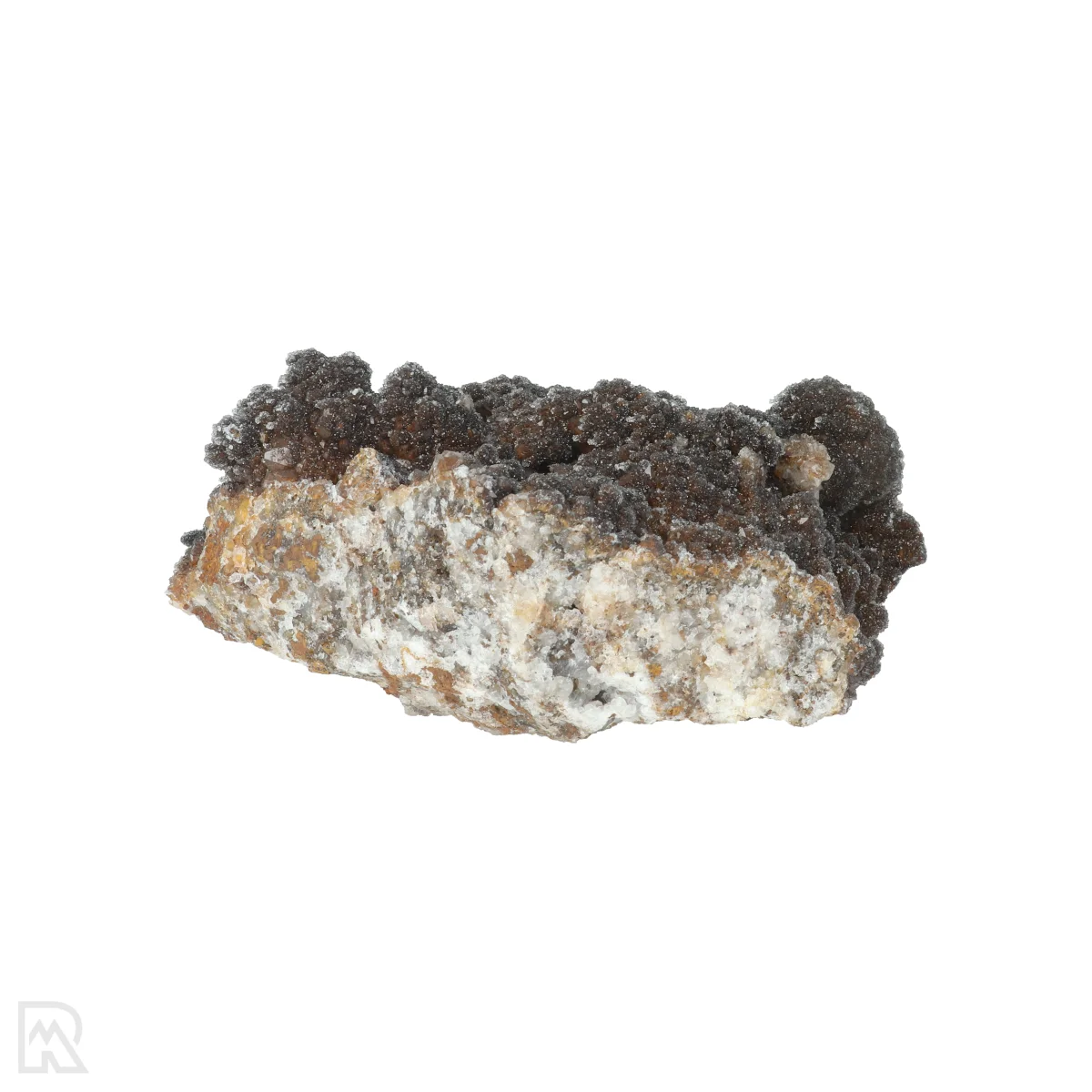 Manganiet met Kwarts 4 Manganit mit Quarz aus Marokko mit der Artikelnummer 20812