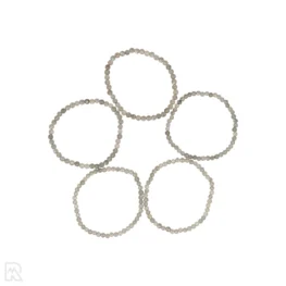 Labradoriet Kogelarmband | AA - 4 mm