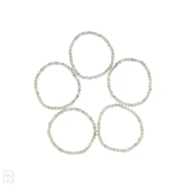 Labradoriet Kogelarmband | A - 4 mm