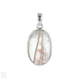 Hämatischer Quarz Silberanhänger aus Indien mit der Artikelnummer 20926