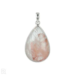 Hämatischer Quarz Silberanhänger aus Indien mit der Artikelnummer 20928