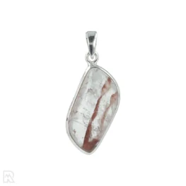 Hämatischer Quarz Silberanhänger aus Indien mit der Artikelnummer 20929