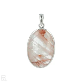 Hämatischer Quarz Silberanhänger aus Indien mit der Artikelnummer 20936