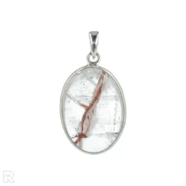 Hämatischer Quarz Silberanhänger aus Indien mit der Artikelnummer 20938