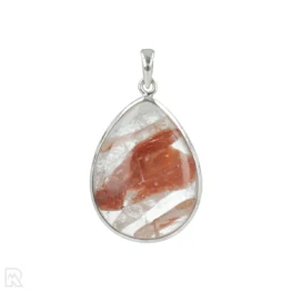 Hematoid Quartz Silver Pendant from India with item number 20941