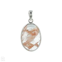Hematoid Quartz Silver Pendant from India with item number 20943