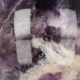 Chevron Amethist Bol uit China met artikelnummer 20985