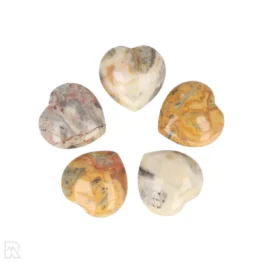 Crazy Lace Agate Heart | 3 cm