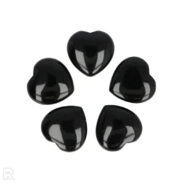 Schwarzer Obsidian Herz | 3 cm