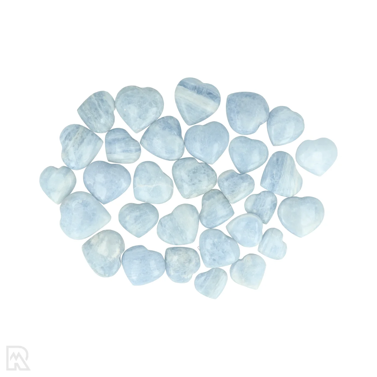 Blauwe Calciet Harten 1 Blauwe Calciet Harten