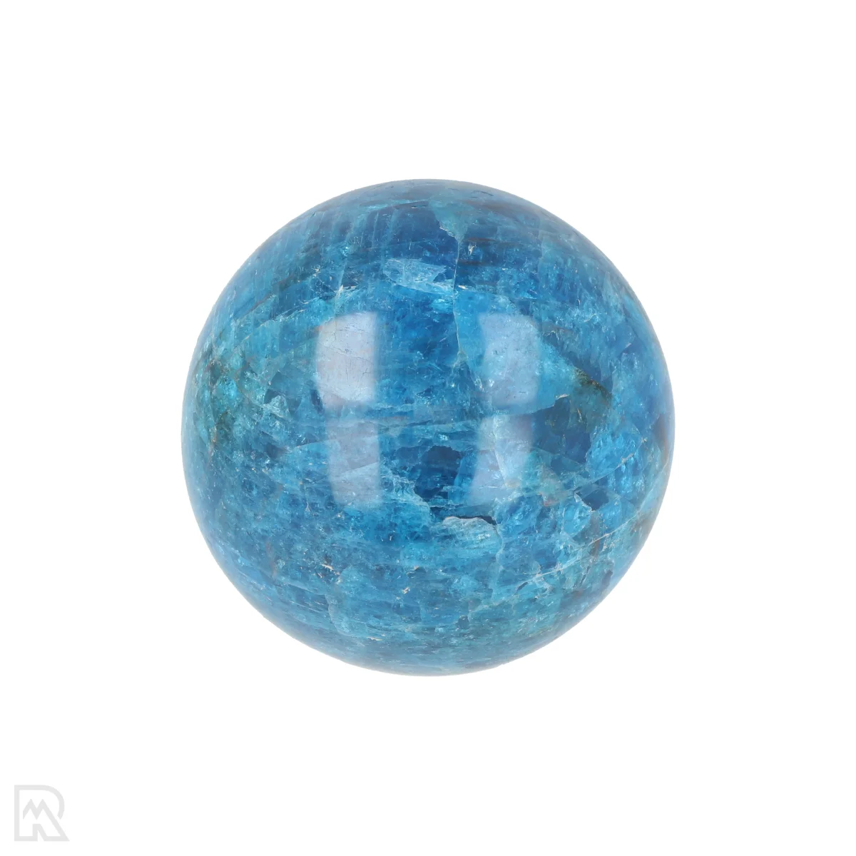Blauwe Apatiet Bol 3 Blauwe Apatiet Bol uit Madagaskar met artikelnummer 21205