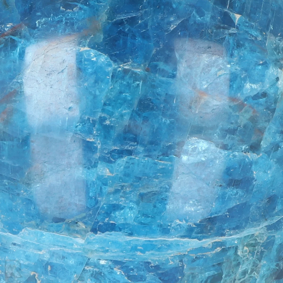 Blauwe Apatiet Bol 2 Blauwe Apatiet Bol uit Madagaskar met artikelnummer 21205