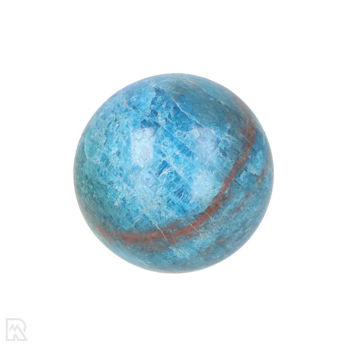 Blauwe Apatiet Bol 1 Blauwe Apatiet Bol uit Madagaskar met artikelnummer 21206