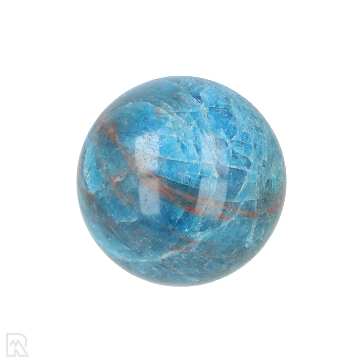 Blauwe Apatiet Bol 3 Blauwe Apatiet Bol uit Madagaskar met artikelnummer 21206