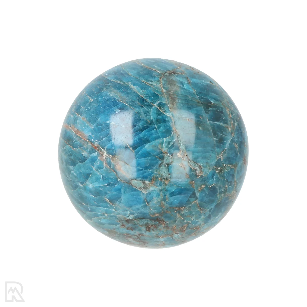 Blauwe Apatiet Bol 1 Blauwe Apatiet Bol uit Madagaskar met artikelnummer 21207