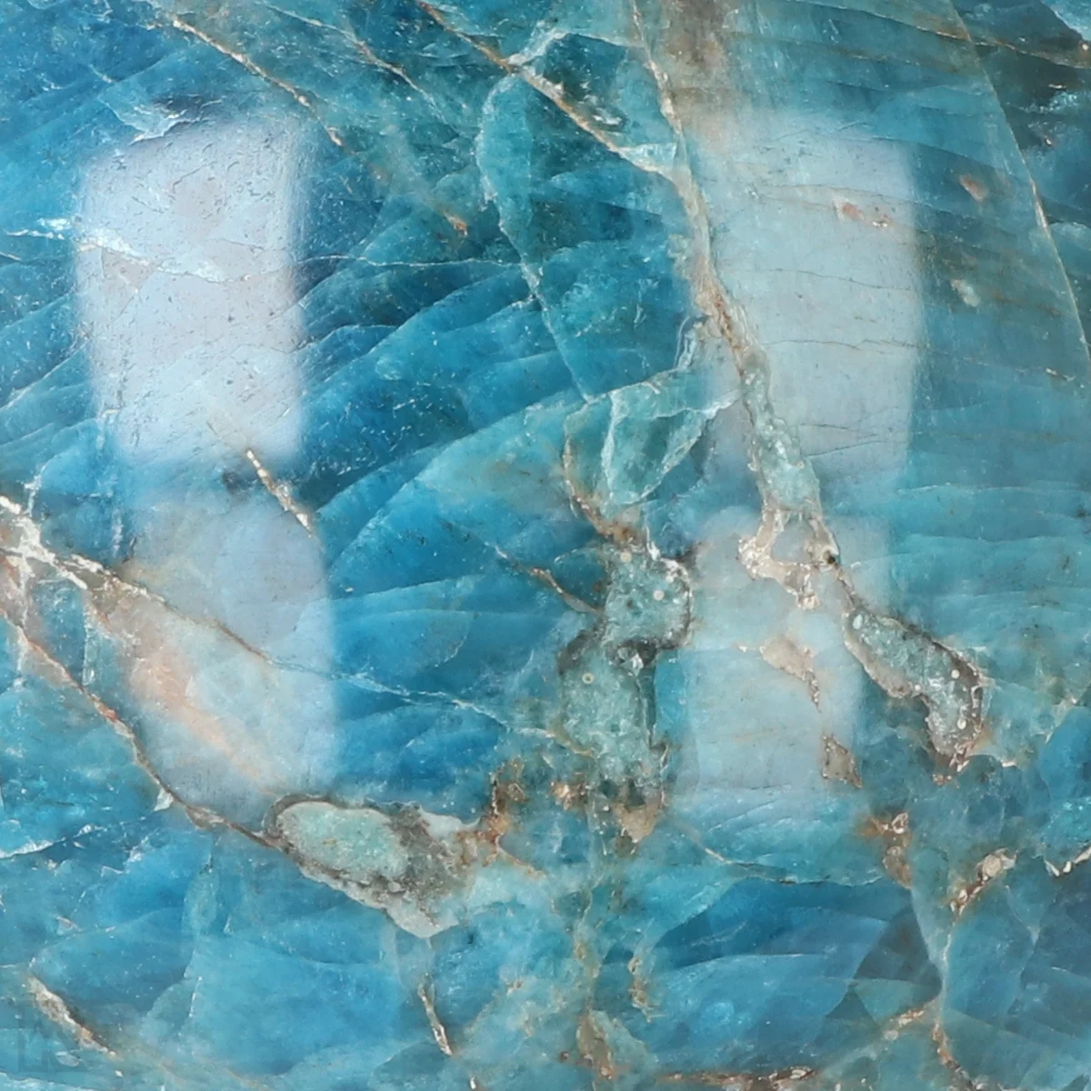 Blauwe Apatiet Bol 2 Blauwe Apatiet Bol uit Madagaskar met artikelnummer 21207