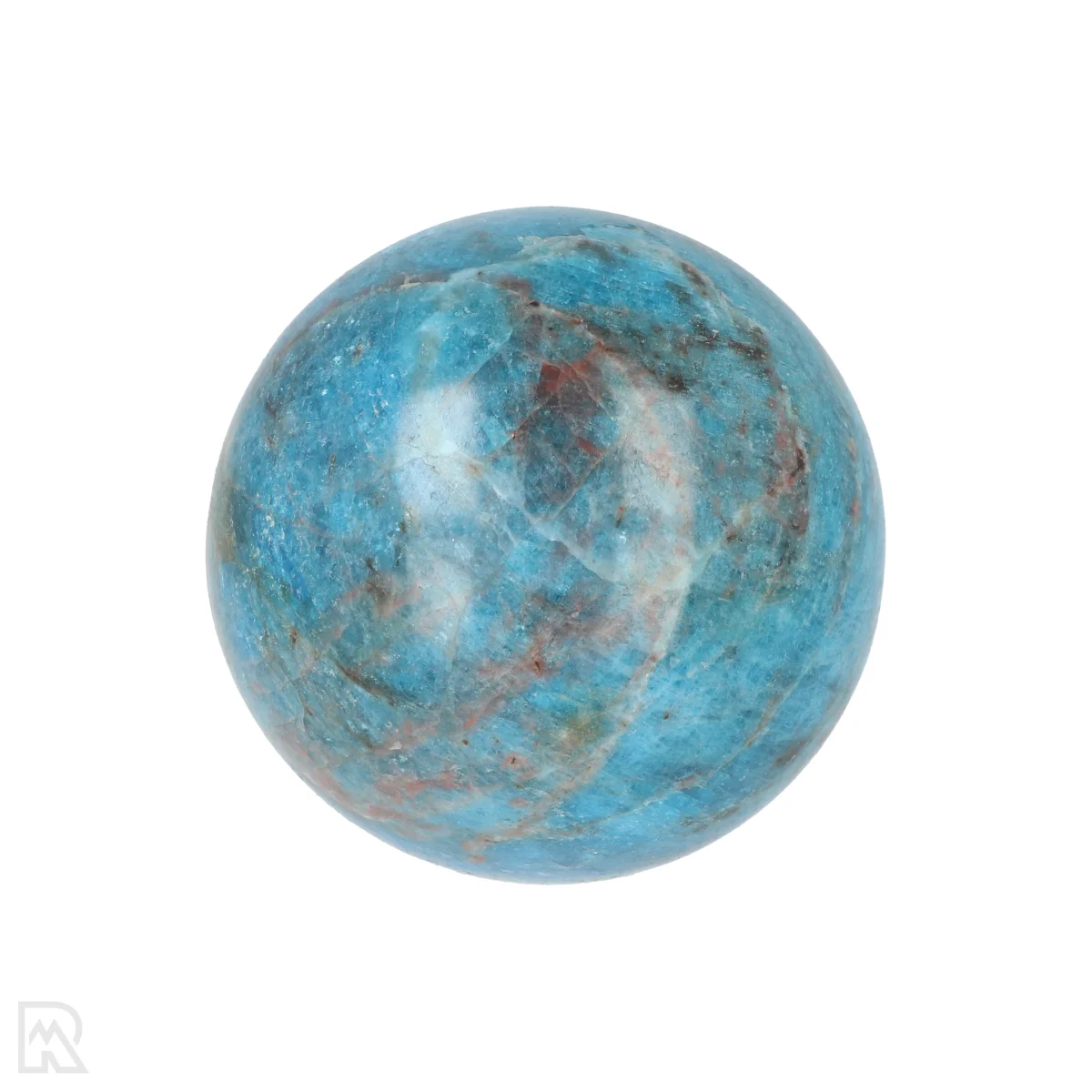 Blauwe Apatiet Bol 3 Blauwe Apatiet Bol uit Madagaskar met artikelnummer 21208