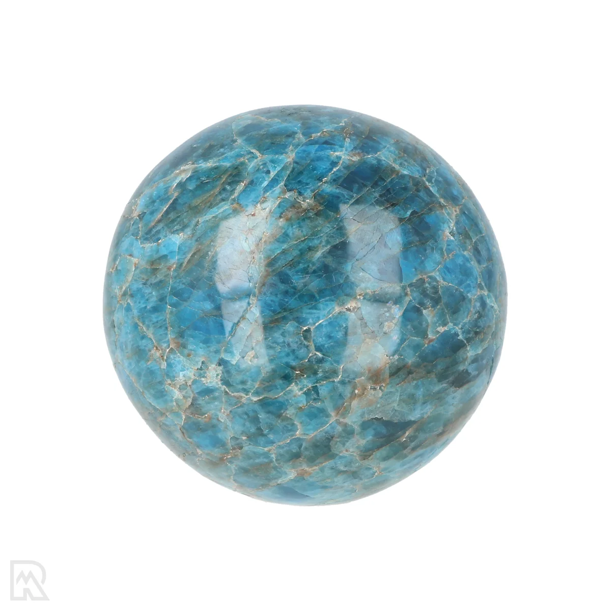 Blauwe Apatiet Bol 1 Blauwe Apatiet Bol uit Madagaskar met artikelnummer 21212