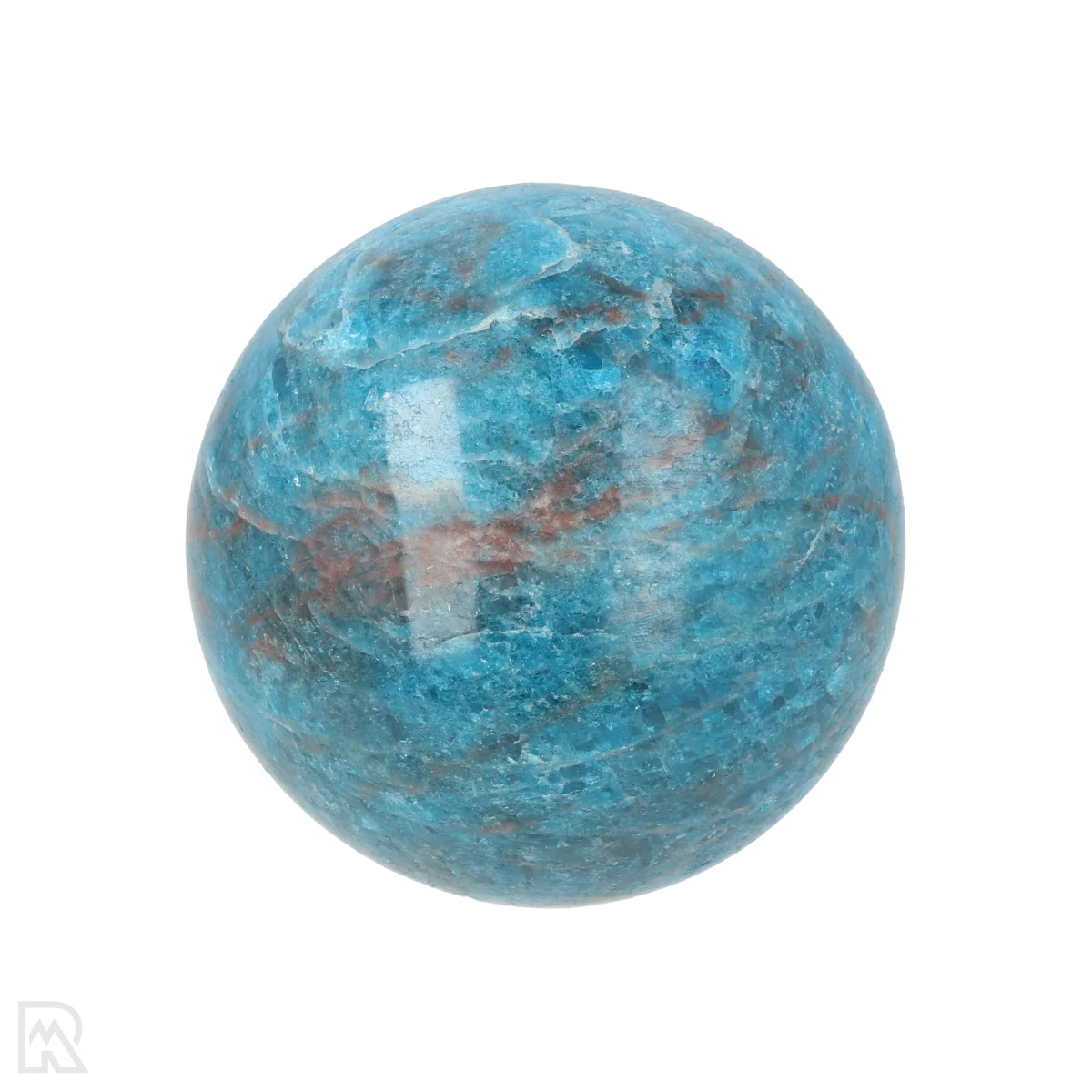 Blauwe Apatiet Bol 1 Blauwe Apatiet Bol uit Madagaskar met artikelnummer 21213