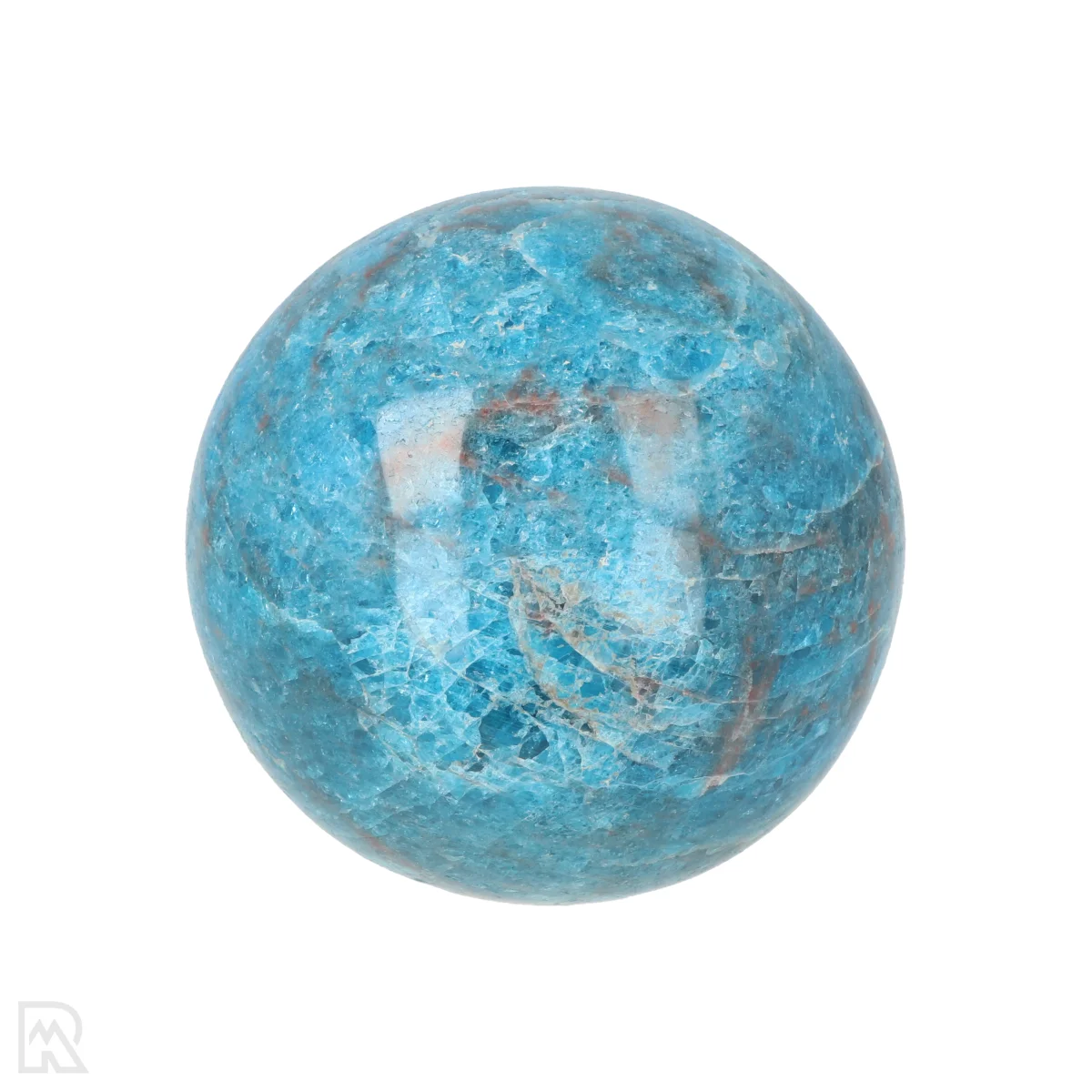 Blauwe Apatiet Bol 3 Blauwe Apatiet Bol uit Madagaskar met artikelnummer 21213